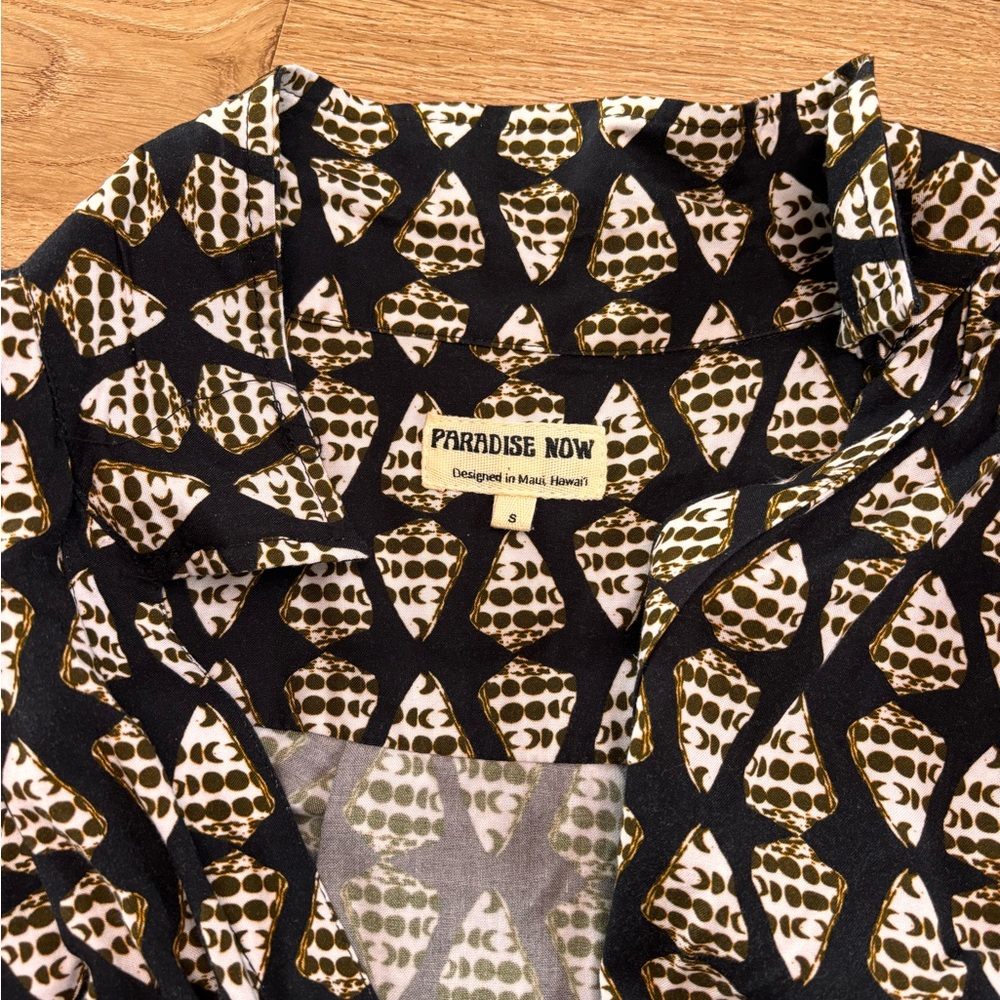 Hebrew cone shell Geometric Button-Down Shirt - image 2